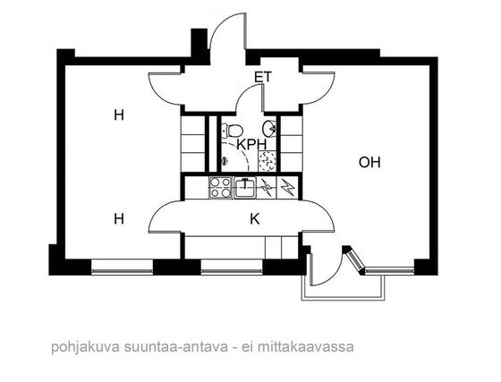 Rental Tampere Amuri 2 rooms