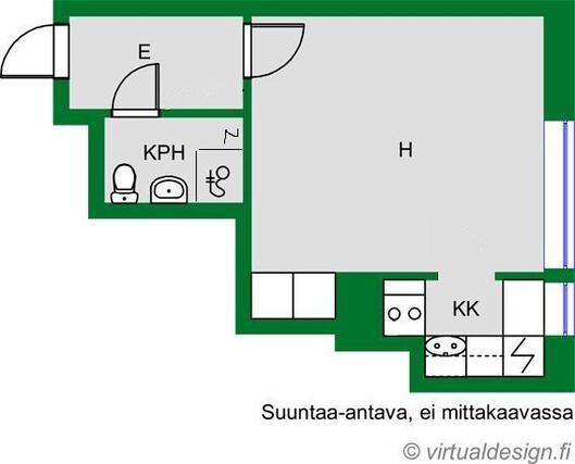 Vuokra-asunto Riihimäki Peltokylä Yksiö