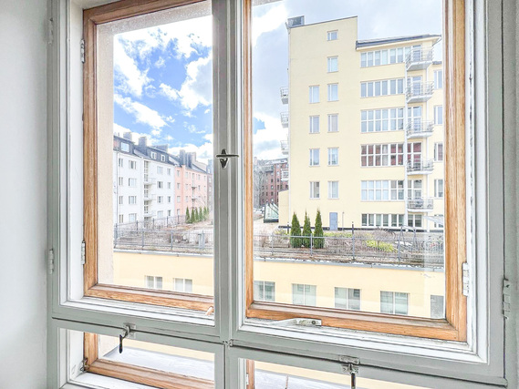 Rental Helsinki Etu-Töölö 1 room Kaunis viidennen kerroksen kaupunkikoti ihanalla maisemalla!