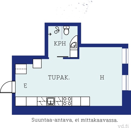 Vuokra-asunto Mikkeli Keskusta Yksiö