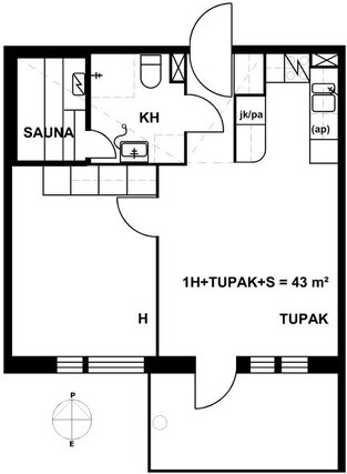 Right of occupancy apartment Espoo Saarniraivio 1 room