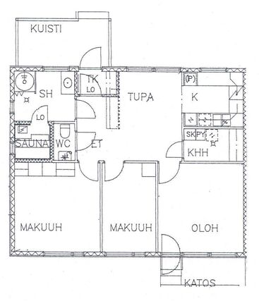 Right of occupancy apartment Lahti Okeroinen 3 rooms