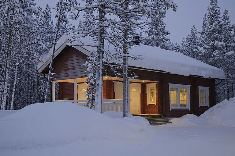 Threesome ski cabin