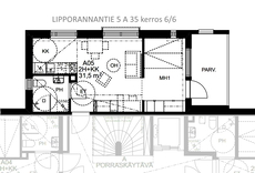 Lipporannantie 5 A, Lipporanta, Oulu