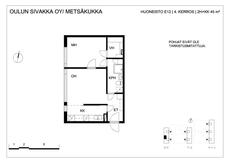 Tervakukkatie 20-22 F -G, Rajakylä, Oulu