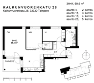 Kalkunvuorenkatu 28, Kalkku, Tampere