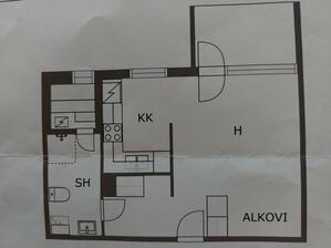Jyväskylä , Tikkakoski  36 m2, 480 € / kk