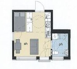 Helsinki , Vuosaari  22 m2, 715 € / kk