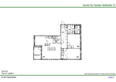 Neilikkatie 15 B, Tikkurila, Vantaa