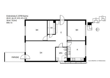 Emännänkatu 6 A, Hovirinta, Kaarina