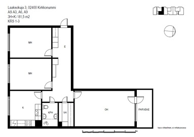Laaksokuja 3 A, Lindal, Kirkkonummi