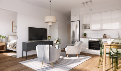 Nauhatehtaanraitti 9 B 65, Lamminpää, Tampere