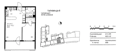 Vaihdekuja 6, Keskusta, Jyväskylä