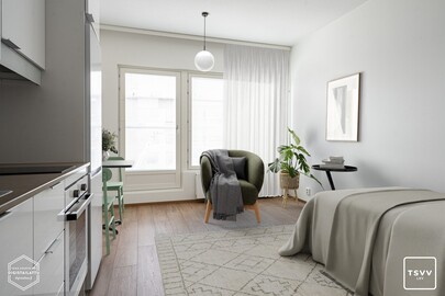 Kaoliinikuja 1 H, Pukkila, Turku