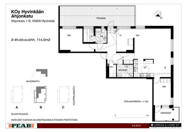 Ahjonkatu 1 B, Keskusta, Hyvinkää
