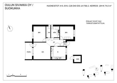 Leväsuontie 21, Huonesuo, Oulu