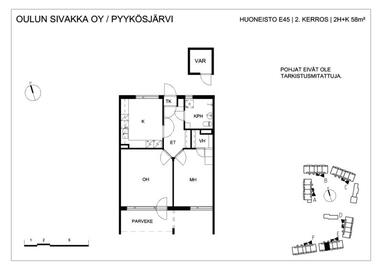 Pilkkitie 1, Pyykösjärvi, Oulu
