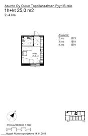 Mallastie 7 A B91, Toppilansalmi, Oulu