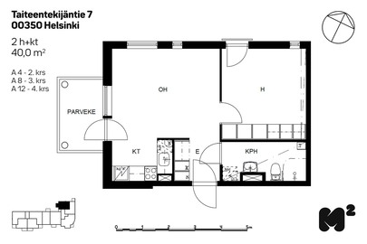 Taiteentekijäntie 7, Munkkivuori, Helsinki