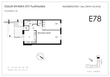Tuulihaukantie 6, Kaukovainio, Oulu