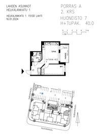 Helkalankatu 1, Asemantausta, Lahti