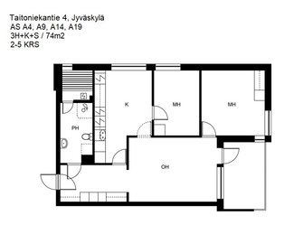 Taitoniekantie 4, Kortepohja, Jyväskylä