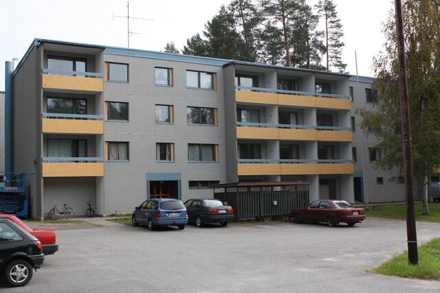 Vuokra-asunto Lieksa Pankakoski 3 huonetta Julkisivu Ruukintielle