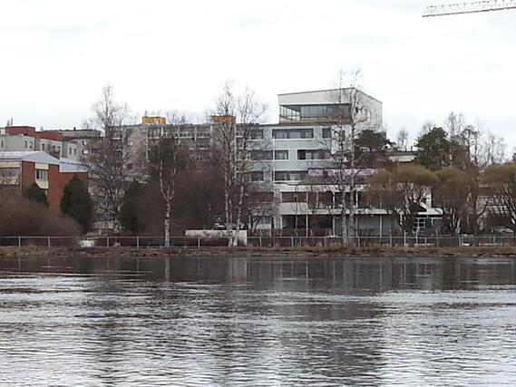 Vuokra-asunto Oulu Tuira 3 huonetta Kuva patosillalta >Koskitie 39