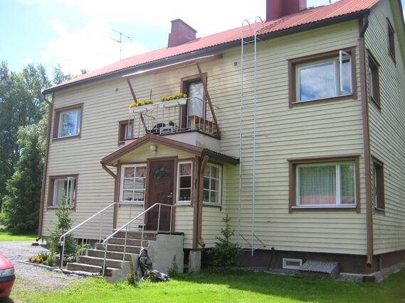 Rental Hämeenlinna Lammi 2 rooms Julkisivu sisäpihan puolelta