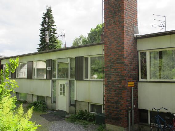 Vuokra-asunto Tampere Järvensivu Yksiö Yksiö toisessa kerroksessa ja ikkuna sisäpihalle