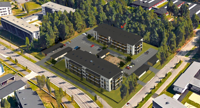 Vuokra-asunto Oulu Hiironen Kaksio