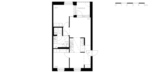 Rental Helsinki Jätkäsaari 3 rooms B 34  Tyynenmerenkatu 3 B 34