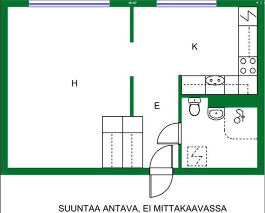 Vuokra-asunto Espoo Espoonlahti Yksiö