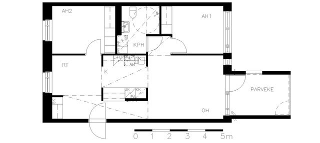 Vuokra-asunto Helsinki Jätkäsaari 3 huonetta C 66  Tyynenmerenkatu 3 C 66