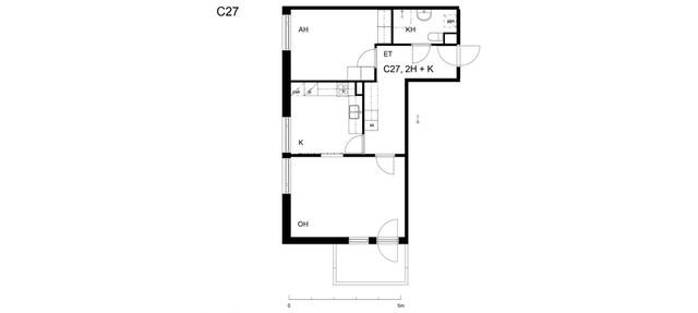 Rental Helsinki Mellunkylä 2 rooms C 27  Rekipellontie 2 C 27