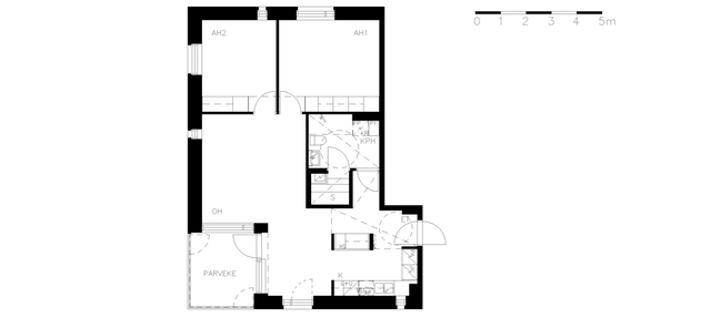 Rental Helsinki Jätkäsaari 3 rooms A 15  Tyynenmerenkatu 3 A 15