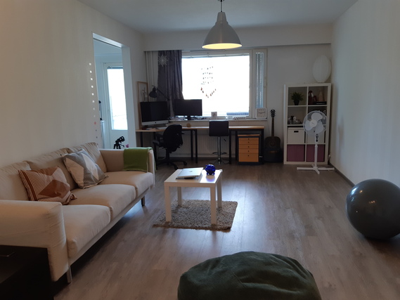 Rental Joensuu Keskusta 3 rooms olohuone