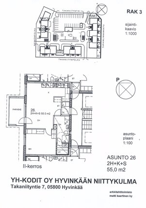 Rental Hyvinkää Martti 2 rooms