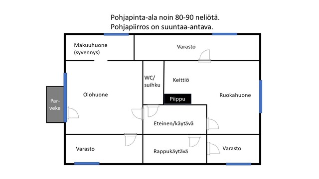 Vuokra-asunto Rauma Polari Kaksio