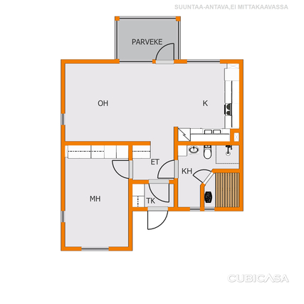 Rental Kempele Ristisuo 2 rooms