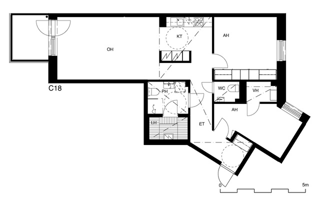 Rental Vantaa Kivistö 3 rooms C 18  Spinellikuja 1 C 18