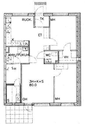 Rental Jyväskylä Palokka 3 rooms