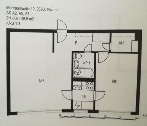 Rental Rauma Merirauma 2 rooms