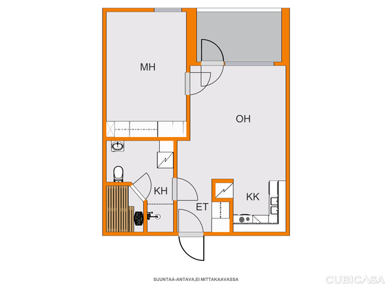 Rental Jyväskylä Keskusta 2 rooms