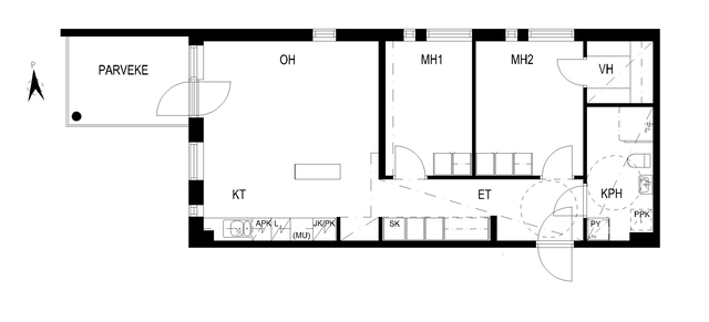 Rental Kerava Keskusta 3 rooms