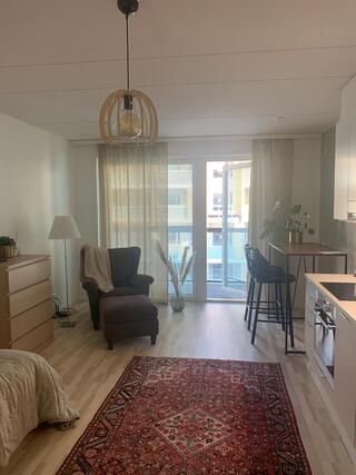 Rental Espoo Tapiola 1 room Asunto kalusteilla - vain kuva esimerkki