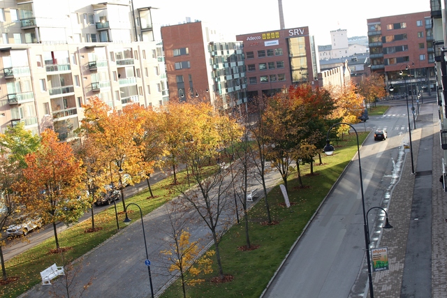 Vuokra-asunto Tampere Tampella Kaksio Talon julkisivu Tampellan esplanadille