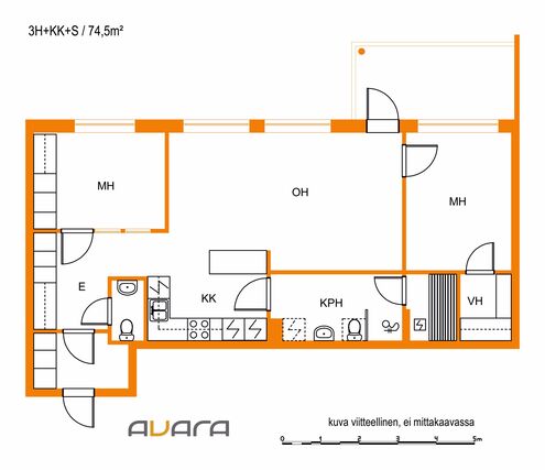 Rental Jyväskylä Haukkamäki 3 rooms