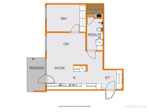 Rental Jyväskylä Rasinrinne 2 rooms