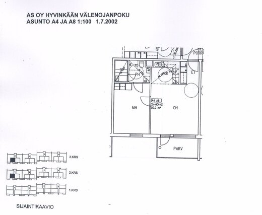Vuokra-asunto Hyvinkää Paavola Kaksio